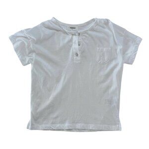 TAMBERE - SHORT SLEEVE TOP - 60% COTTON - WHITE - 8Y - NEW NO TAG